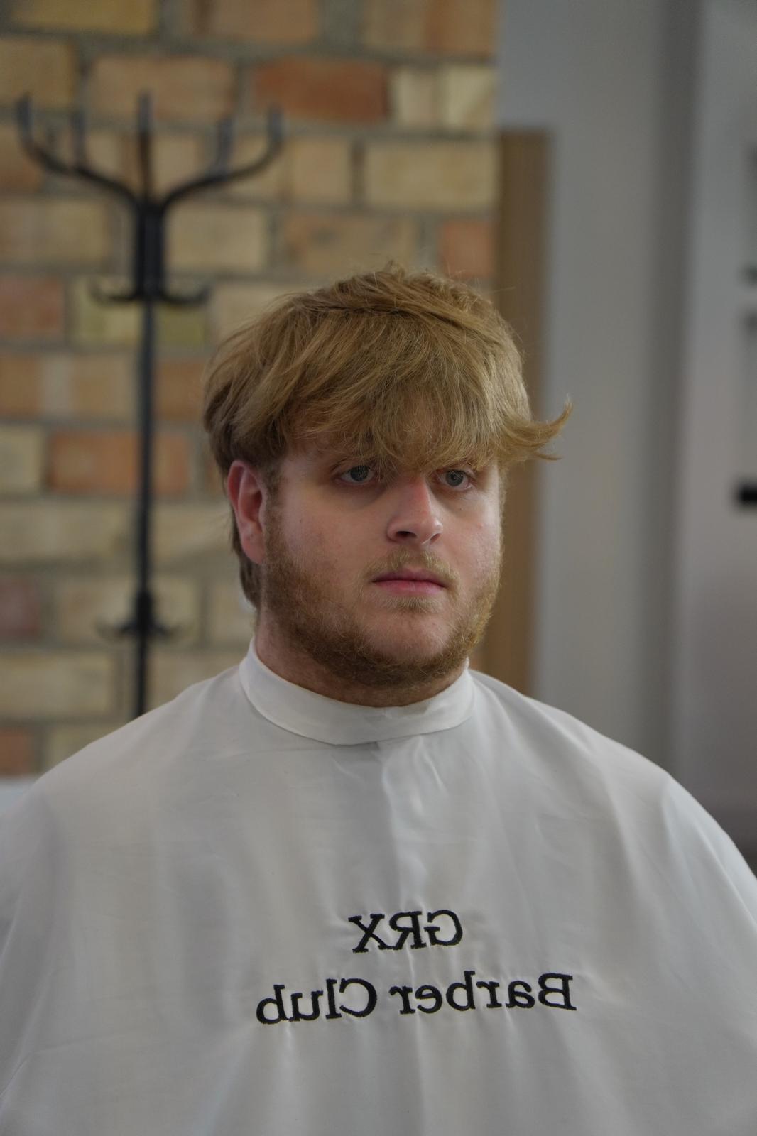 Mullet + arreglo de barba — antes 1