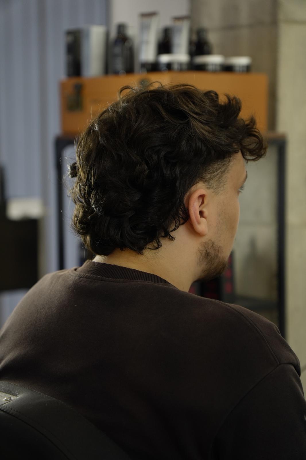 Taper Fade — antes 2