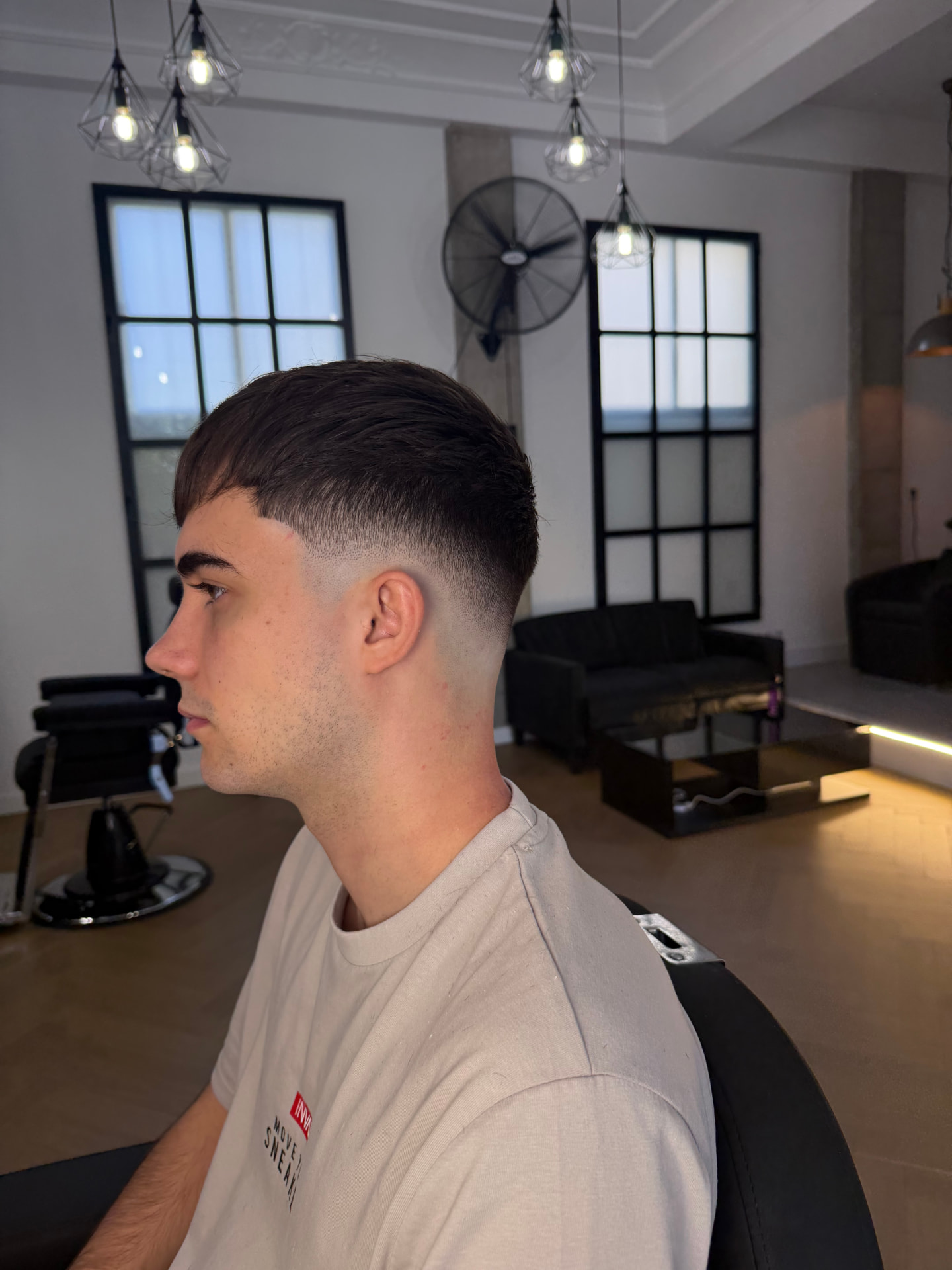 Mid fade texturizado — después 1